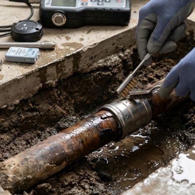 Rockwall TX leak detection technician working near The Harbor Rockwall