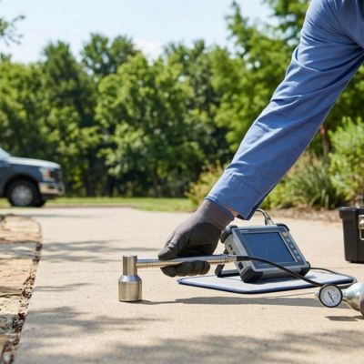 Wylie TX leak detection technician working near Olde City Park