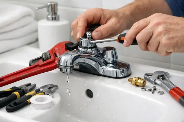 Faucet dripping