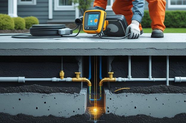 Advanced leak detection service in Rowlett, TX using camera inspection to pinpoint issues within your foundation and plumbing. Location: Rowlett, United States